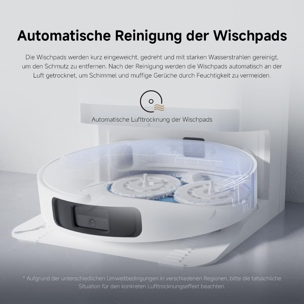 Xiaomi X20+ Saugroboter, Wischfunktion & 6000Pa Saugkraft