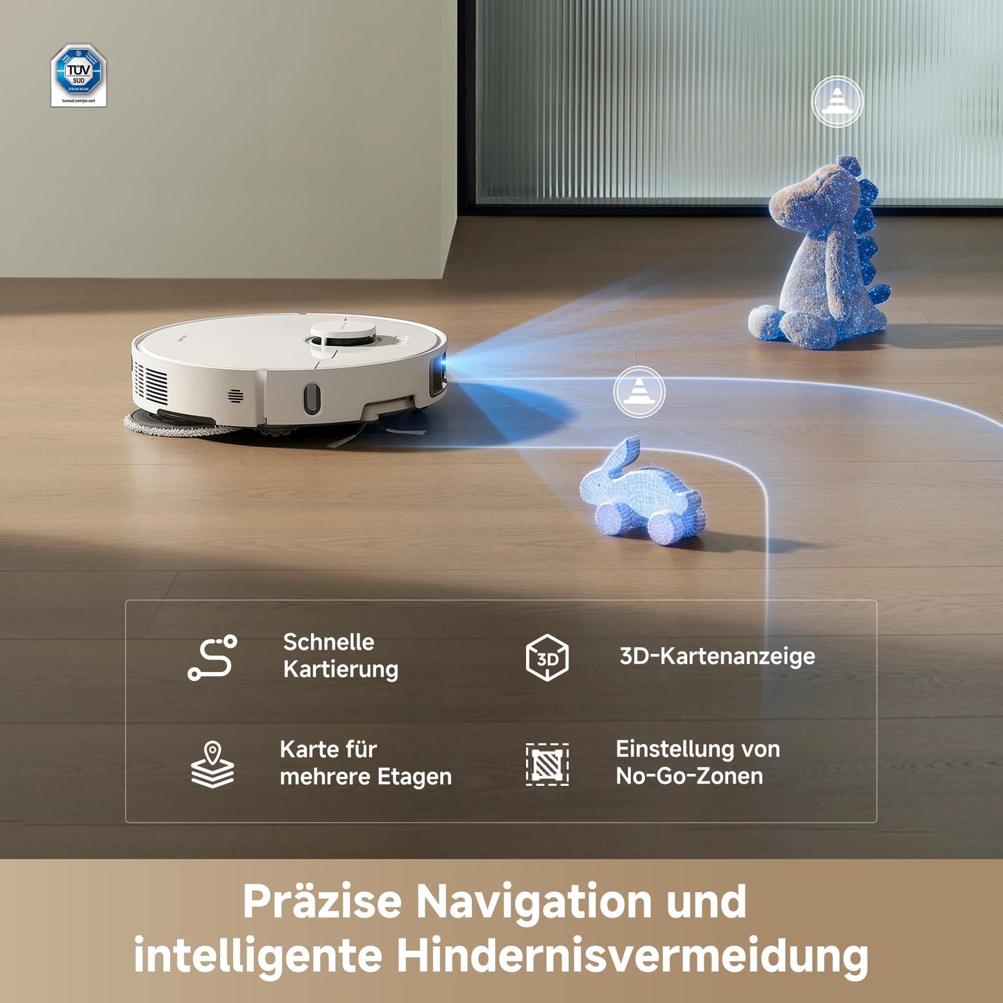 Dreame L10s Ultra Gen 3 Robotersauger mit Dockingstation