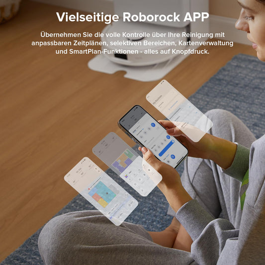 Roborock Qrevo Robotersauger mit All-in-One Dock Weiß