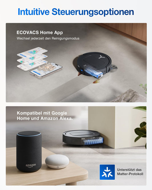 ECOVACS DEEBOT T80 Omni Robotersauger mit Selbstreinigung