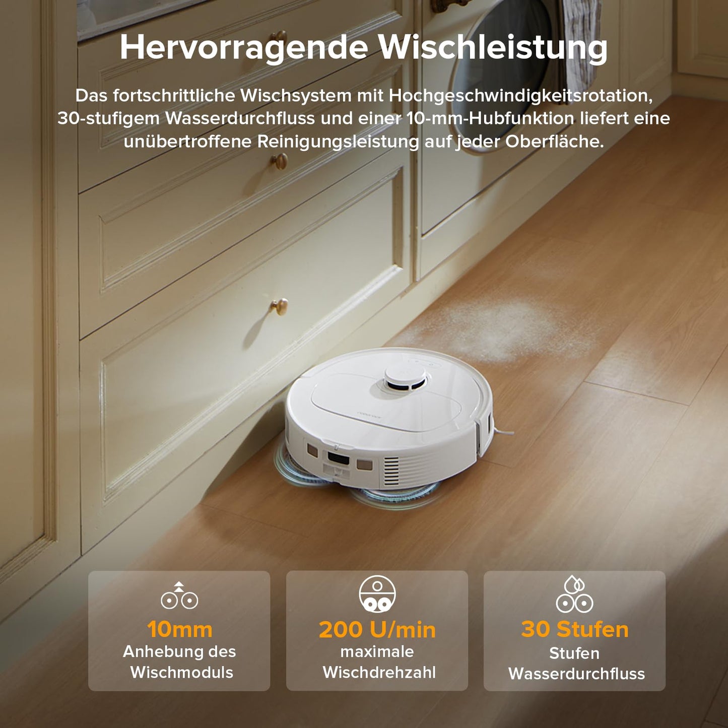 Roborock Qrevo Robotersauger mit All-in-One Dock Weiß