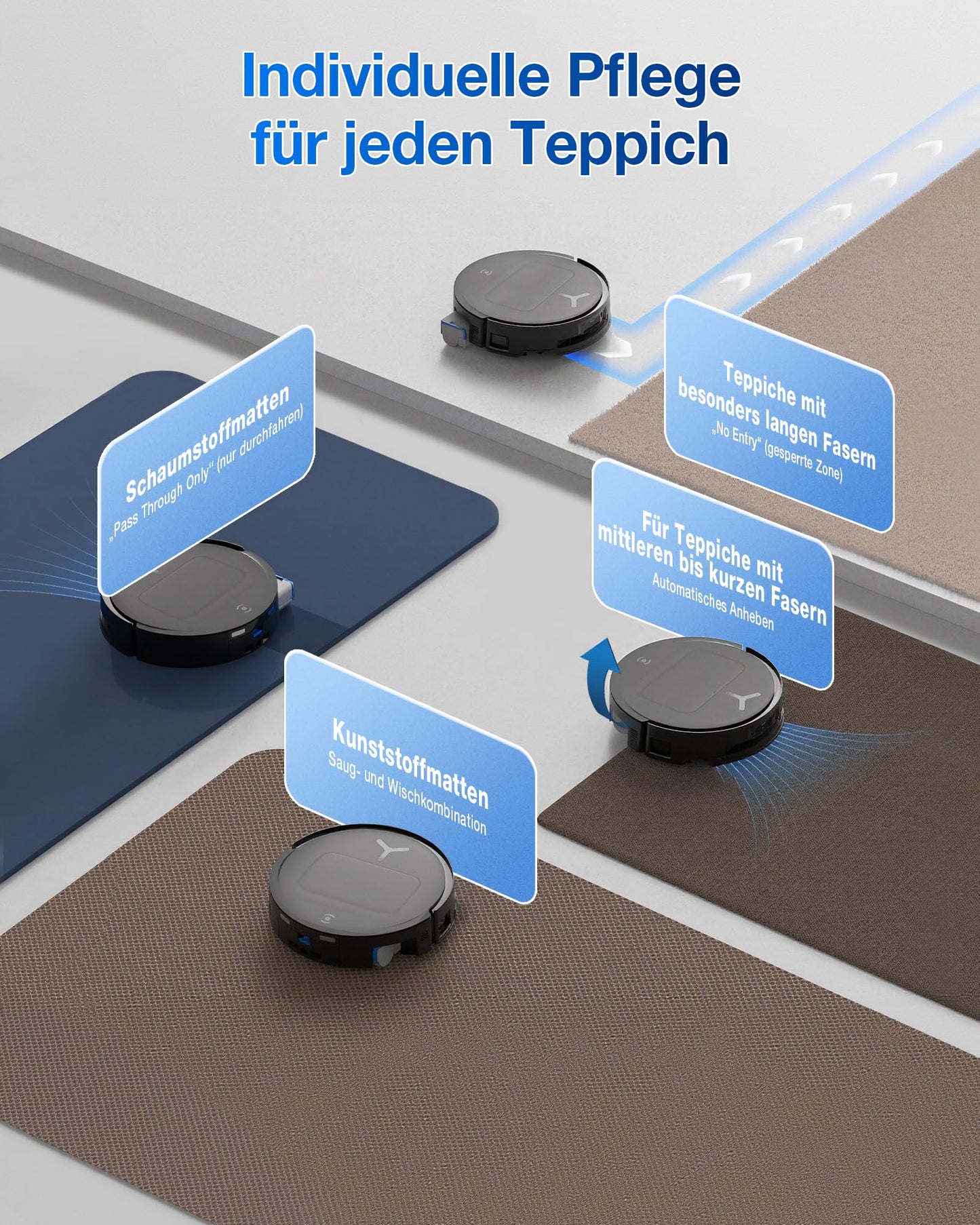 ECOVACS DEEBOT T80 Omni Robotersauger mit Selbstreinigung