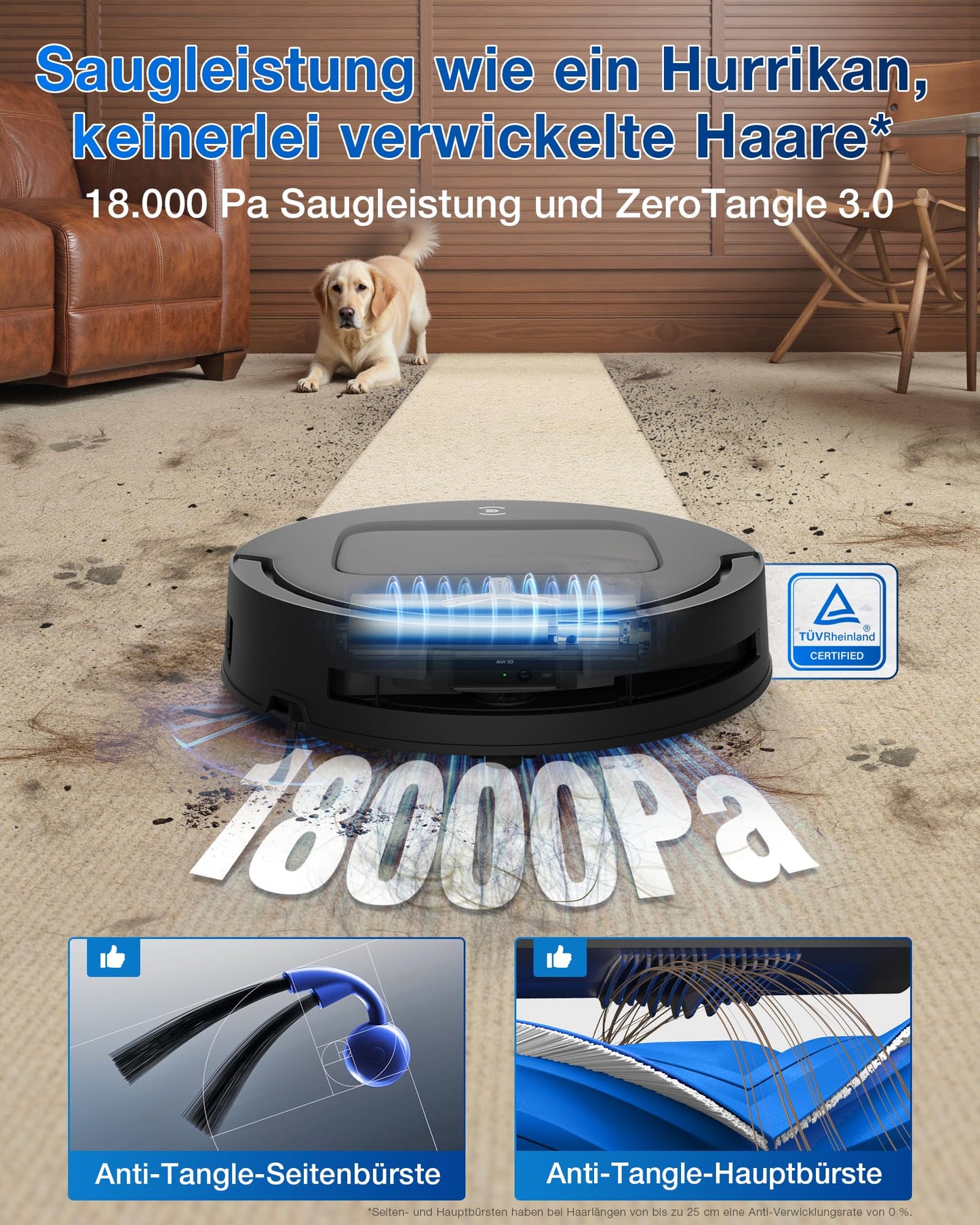 ECOVACS DEEBOT T80 Omni Robotersauger mit Selbstreinigung