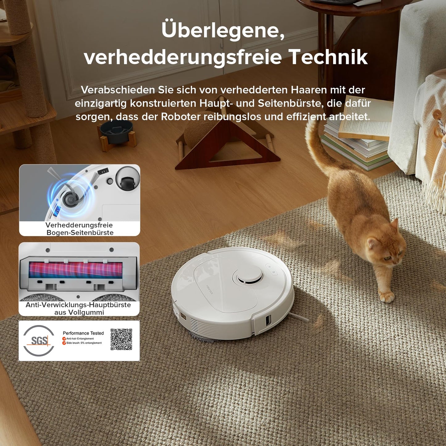 Roborock Qrevo Robotersauger mit All-in-One Dock Weiß