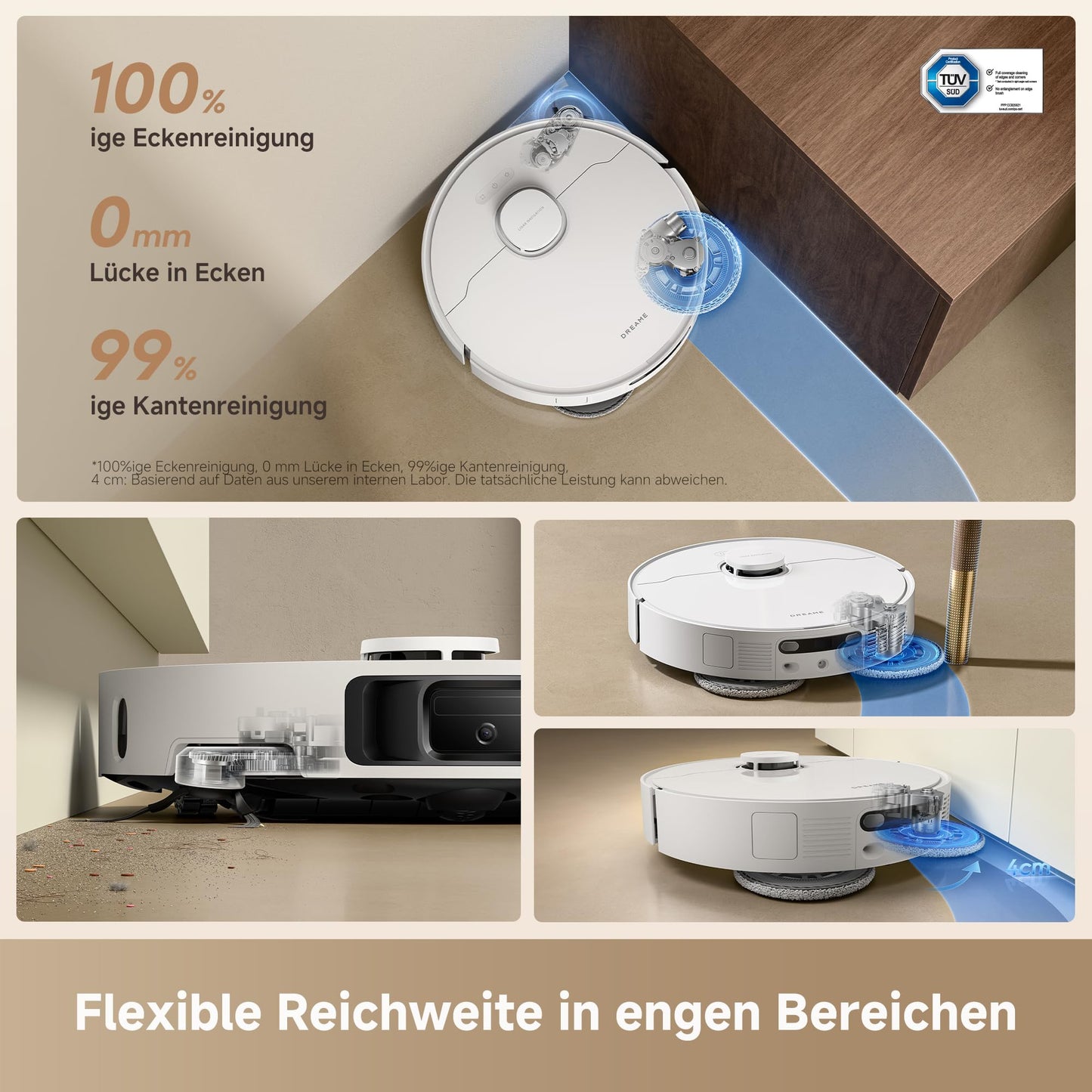 Dreame L10s Ultra Gen 3 Robotersauger mit Dockingstation