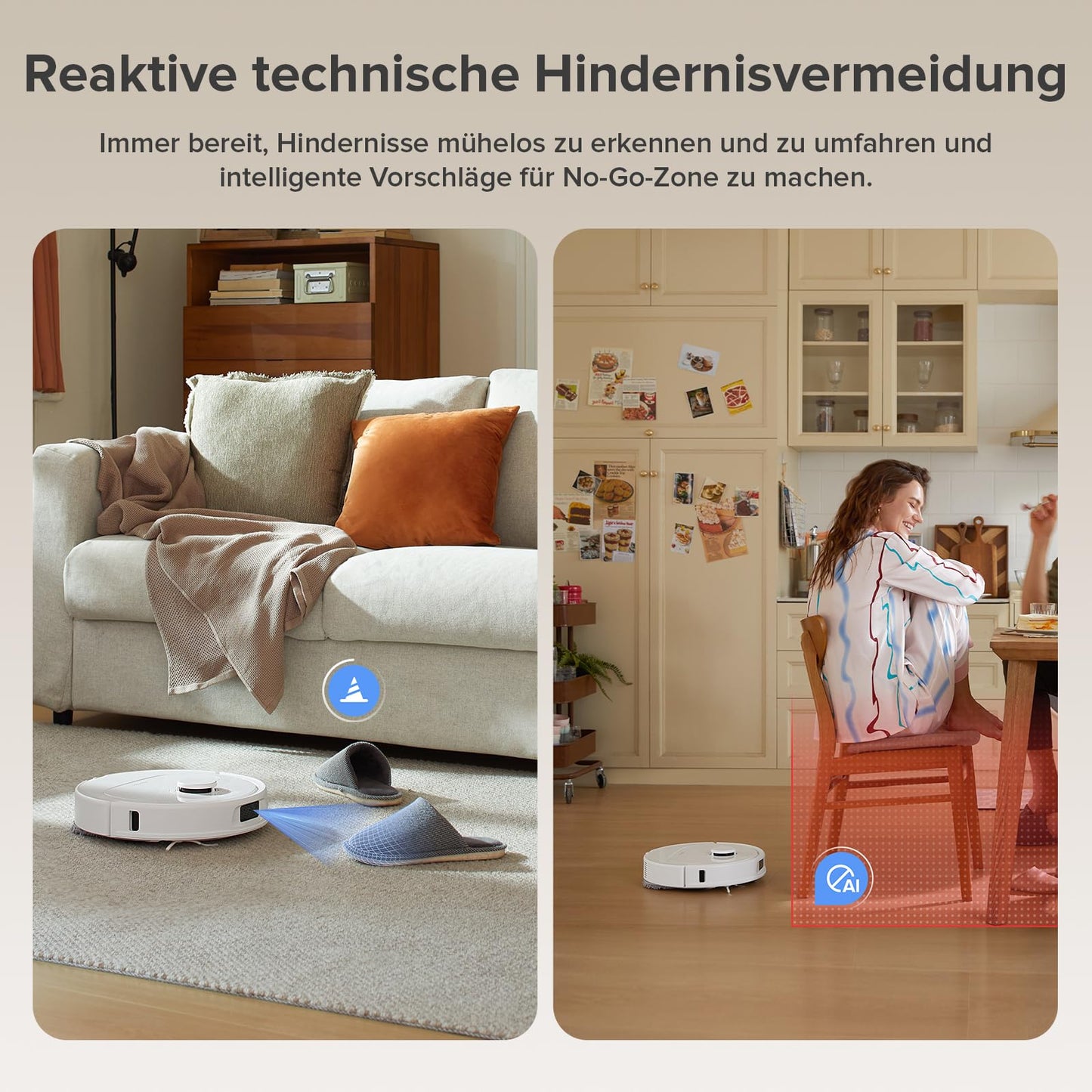 Roborock Qrevo Robotersauger mit All-in-One Dock Weiß
