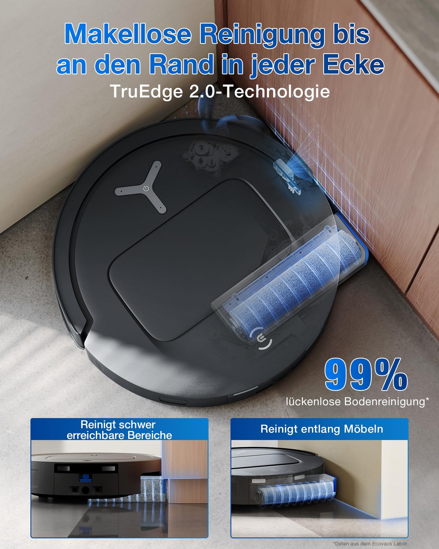 ECOVACS DEEBOT T80 Omni Robotersauger mit Selbstreinigung