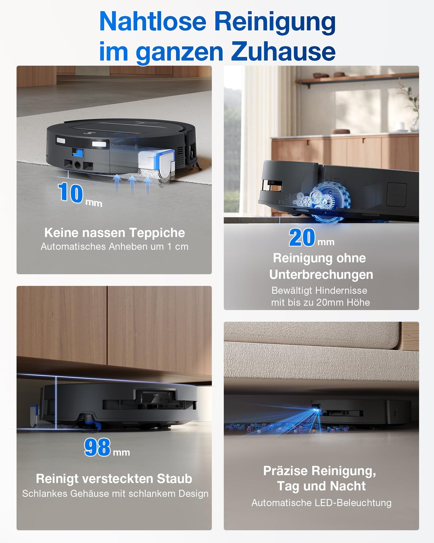 ECOVACS DEEBOT T80 Omni Robotersauger mit Selbstreinigung